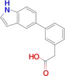 2-(3-(1h-Indol-5-yl)phenyl)aceticacid