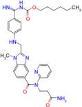 (E)-Hexyl (amino(4-(((5-((3-amino-3-oxopropyl)(pyridin-2-yl)carbamoyl)-1-methyl-1H-benzo[d]imidazol-2-yl)methyl)amino)phenyl)methylene)carbamateÂ (Dabigatran Impurityï¼‰
