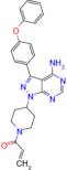 1-(4-(4-Amino-3-(4-phenoxyphenyl)-1H-pyrazolo[3,4-d]pyrimidin-1-yl)piperidin-1-yl)prop-2-en-1-on...