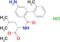 Methyl (5-amino-2'-methyl-[1,1'-biphenyl]-2-carbonyl)-L-leucinate hydrochloride