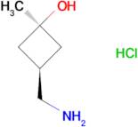 cis-3-(Aminomethyl)-1-methyl-cyclobutanol hydrochloride