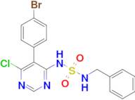 N-[5-(4-Bromophenyl)-6-chloro-4-pyrimidinyl]-N'-(phenylmethyl)sulfamide