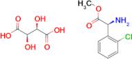 (S)-2-Chlorophenyl glycine methyl ester tartrate salt