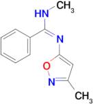 N-methyl-N'-(3-methylisoxazol-5-yl)benzenecarboximidamide