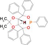 (3aS,8aS)-2,2-Dimethyl-4,4,6,8,8-pentaphenyltetrahydro-[1,3]dioxolo[4,5-e][1,3,2]dioxaphosphepine