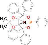 (3aR,8aR)-2,2-Dimethyl-4,4,6,8,8-pentaphenyltetrahydro-[1,3]dioxolo[4,5-e][1,3,2]dioxaphosphepine