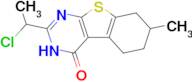 2-(1-Chloroethyl)-5,6,7,8-tetrahydro-7-methyl[1]benzothieno[2,3-d]pyrimidin-4(1H)-one