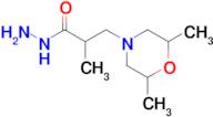 α,2,6-Trimethyl-4-morpholinepropanoic acid hydrazide