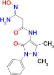 N-(2,3-Dihydro-1,5-dimethyl-3-oxo-2-phenyl-1H-pyrazol-4-yl)-3-(hydroxyamino)-3-iminopropanamide