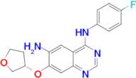 (S)-N4-(4-Fluorophenyl)-7-((tetrahydrofuran-3-yl)oxy)quinazoline-4,6-diamine (Afatinib Impurity)