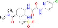 N1-(5-Chloropyridin-2-yl)-N2-((1S,2R,4S)-4-(dimethylcarbamoyl)-2-(methylsulfonamido)cyclohexyl)oxa…