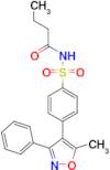 N-((4-(5-Methyl-3-phenylisoxazol-4-yl)phenyl)sulfonyl)butyramide (Palbociclib Impurity)