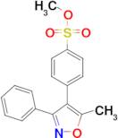 Methyl 4-(5-methyl-3-phenylisoxazol-4-yl)benzenesulfonate (Palbociclib Impurity)