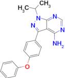 1-Isopropyl-3-(4-phenoxyphenyl)-1H-pyrazolo[3,4-d]pyrimidin-4-amine (Ibrutinib Impurity)