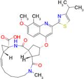 (2S,3aS,11aS,12aR,14aS,Z)-2-((2-(4-isopropylthiazol-2-yl)-7-methoxy-8-methylquinolin-4-yl)oxy)-5...