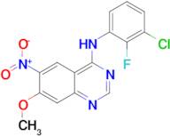 N-(3-Chloro-2-fluorophenyl)-7-methoxy-6-nitroquinazolin-4-amine (Dacomitinib Impurity)