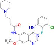 (E)-N-(4-((3-Chloro-2-fluorophenyl)amino)-7-methoxyquinazolin-6-yl)-4-(piperidin-1-yl)but-2-enamid…