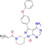 (S)-1-((R)-1-Acryloylpiperidin-3-yl)-4-amino-3-(4-phenoxyphenyl)-1H-pyrazolo[3,4-d]pyrimidine 1-ox…