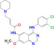 (E)-N-(4-((3,4-Dichlorophenyl)amino)-7-methoxyquinazolin-6-yl)-4-(piperidin-1-yl)but-2-enamide (Dacomitinib Impurity)