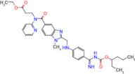 Ethyl 3-(2-(((4-(N-((hexan-3-yloxy)carbonyl)carbamimidoyl)phenyl)amino)methyl)-1-methyl-N-(pyridin-2-yl)-1H-benzo[d]imidazole-5-carboxamido)propanoate (Dabigatran Impurity)