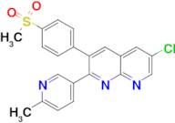 6-Chloro-2-(6-methylpyridin-3-yl)-3-(4-(methylsulfonyl)phenyl)-1,8-naphthyridine (Etoricoxib Imp...