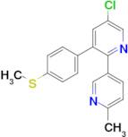 5-Chloro-6'-methyl-3-(4-(methylthio)phenyl)-2,3'-bipyridine (Etoricoxib Impurity)