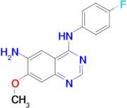 N4-(4-Fluorophenyl)-7-methoxyquinazoline-4,6-diamine (Dacomitinib Impurity)