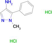 1-Methyl-5-phenyl-1h-pyrazol-4-amine (dihydrochloride)