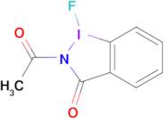2-Acetyl-1-fluoro-1,2-dihydro-3H-1Î»3-benzo[d][1,2]iodazol-3-one(AFBI)