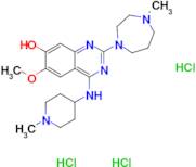 6-Methoxy-2-(4-methyl-1,4-diazepan-1-yl)-4-((1-methylpiperidin-4-yl)amino)quinazolin-7-ol (trihydrochloride)