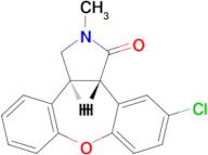 trans-(+/-)-11-Chloro-2,3,3a,12b-tetrahydro-2-methyl-1H-dibenz[2,3:6,7]oxepino[4,5-c]pyrrol-1-one