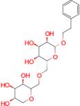 (2R,3R,4R,5S,6R)-2-phenethoxy-6-((((3R,4R,5R)-3,4,5-trihydroxytetrahydro-2H-pyran-2-yl)methoxy)m...