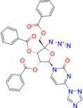 (2R,3S,4R,5R)-2-Azido-2-((benzoyloxy)methyl)-5-(2-oxo-4-(1H-1,2,4-triazol-1-yl)pyrimidin-1(2H)-yl)tetrahydrofuran-3,4-diyl dibenzoate