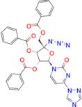 (2R,3S,4R,5R)-2-Azido-2-((benzoyloxy)methyl)-5-(2-oxo-4-(1H-1,2,4-triazol-1-yl)pyrimidin-1(2H)-y...