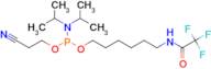 2-Cyanoethyl (6-(2,2,2-trifluoroacetamido)hexyl) diisopropylphosphoramidite