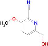 6-(Hydroxymethyl)-3-methoxypicolinonitrile