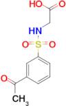 ((3-Acetylphenyl)sulfonyl)glycine