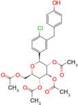 (2R,3R,4R,5S,6S)-2-(acetoxymethyl)-6-(4-chloro-3-(4-hydroxybenzyl)phenyl)tetrahydro-2H-pyran-3,4,5-triyl triacetate