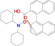 (1S)-2â€²-[(Dicyclohexylamino)carbonyl][1,1â€²-binaphthalene]-2-carboxylic acid