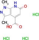 1,3-Dimethyl-6-oxo-1h,6h,7h-pyrazolo[3,4-b]pyridine-4-carboxylic acid (trihydrochloride)