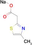 2-Thiazoleacetic acid, 4-methyl-, sodium salt