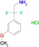 2,2-Difluoro-2-(3-methoxyphenyl)ethan-1-amine (hydrochloride)