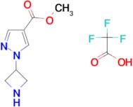 Methyl 1-(azetidin-3-yl)-1H-pyrazole-4-carboxylate (trifluoroacetate)