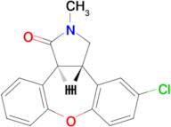 rel-(3aR,12bR)-5-Chloro-2,3,3a,12b-tetrahydro-2-methyl-1H-dibenz[2,3:6,7]oxepino[4,5-c]pyrrol-1-one