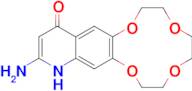 13-Amino-2,3,5,6,8,9-hexahydro-[1,4,7,10]tetraoxacyclododecino[2,3-g]quinolin-15-ol