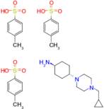 rel-(1R,4R)-4-(4-(Cyclopropylmethyl)piperazin-1-yl)cyclohexan-1-amine tris(4-methylbenzenesulfonat…