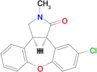 rel-(3aR,12bS)-11-chloro-2-methyl-2,3,3a,12b-tetrahydro-1H-dibenzo[2,3:6,7]oxepino[4,5-c]pyrrol-...