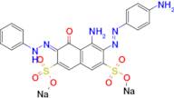 Sodium 5-amino-6-((4-aminophenyl)diazenyl)-4-oxo-3-(2-phenylhydrazono)-3,4-dihydronaphthalene-2,7-…