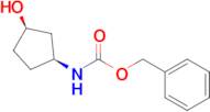 Benzyl N-[(1S,3R)-rel-3-hydroxycyclopentyl]carbamate