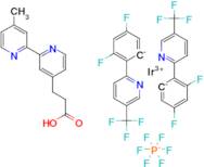 Bis[2-(2,4-difluorophenyl)-5-trifluoromethylpyridine][4,4'-methylpropionyl-2,2'-bipyridine] iridiu…